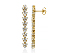 Orecchini Miluna Donna in Argento ERD3054G - ERD3054G